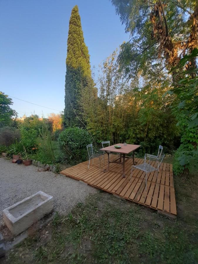 Villa " Les Bambous " , Jardin , Terrasse , Climatisation , Wifi , Parking 亞維農 外观 照片